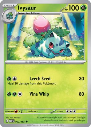 Ivysaur 002/165 - Uncommon