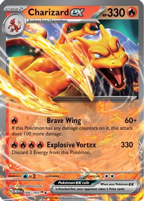 Charizard ex 006/165 - Double Rare