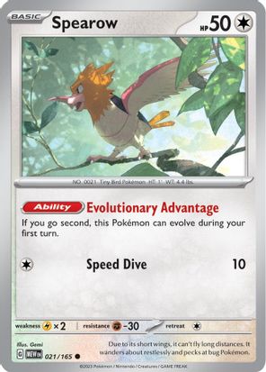 Spearow 021/165 - Common-Kantocards