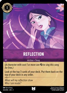 Reflection - 65/204 - Uncommon - Cold Foil-Kantocards