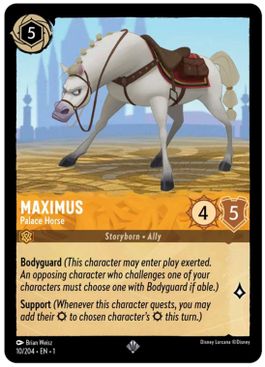 Maximus - Palace Horse - Super Rare - 10/204-Kantocards