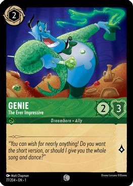 Genie - The Ever Impressive - 77/204 - Common - Cold Foil-Kantocards