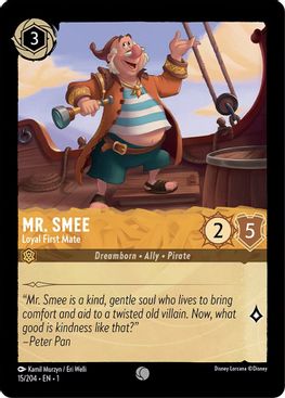 Mr. Smee - Loyal First Mate - Common - 15/204-Kantocards
