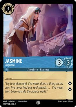 Jasmine - Disguised - 148/204 - Common - Cold Foil-Kantocards