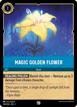 Magic Golden Flower - 169/204 - Common - Cold Foil-Kantocards