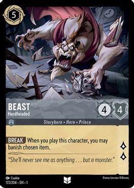 Beast - Hardheaded - 172/204 - Uncommon-Kantocards