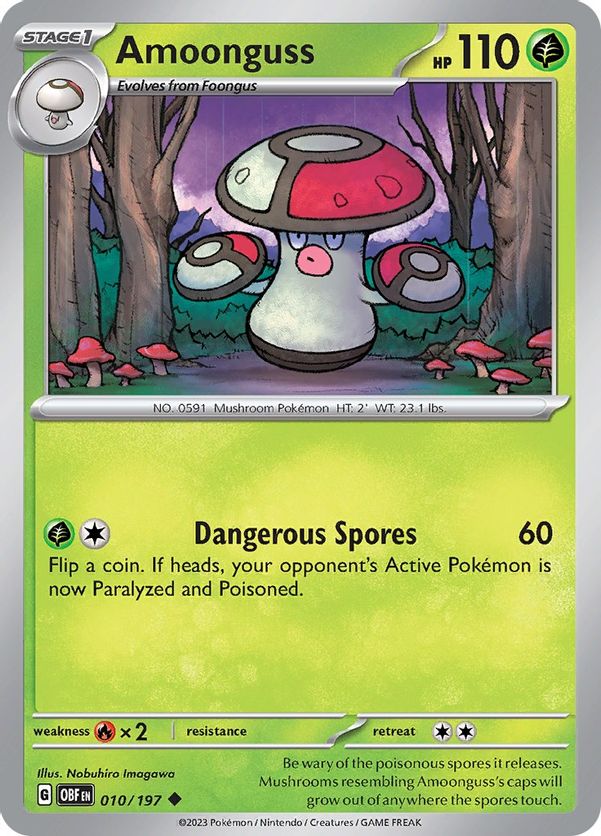 Amoonguss 010/197 - Uncommon-Kantocards