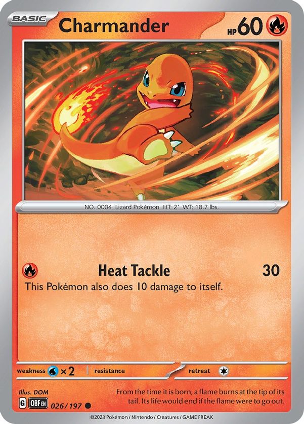 Charmander 026/197 - Common-Kantocards