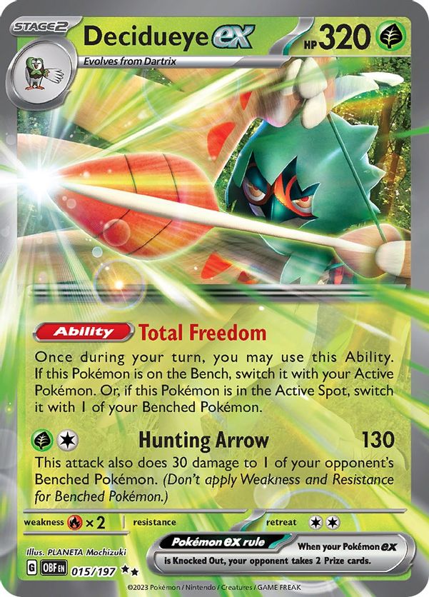 Decidueye ex 015/197 - Double Rare-Kantocards