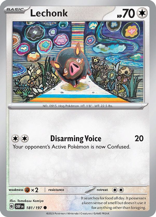 Lechonk - 181/197 - Common-Kantocards