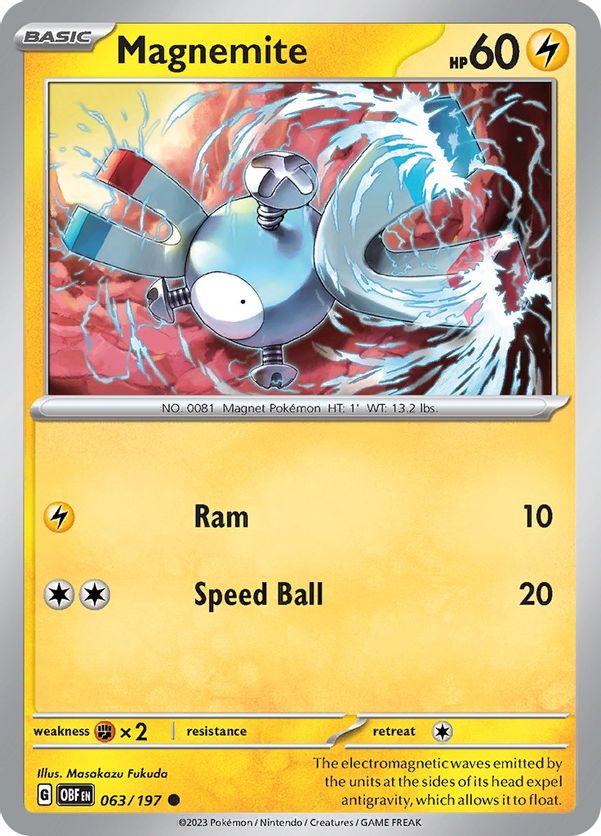 Magnemite 063/197 - Common-Kantocards