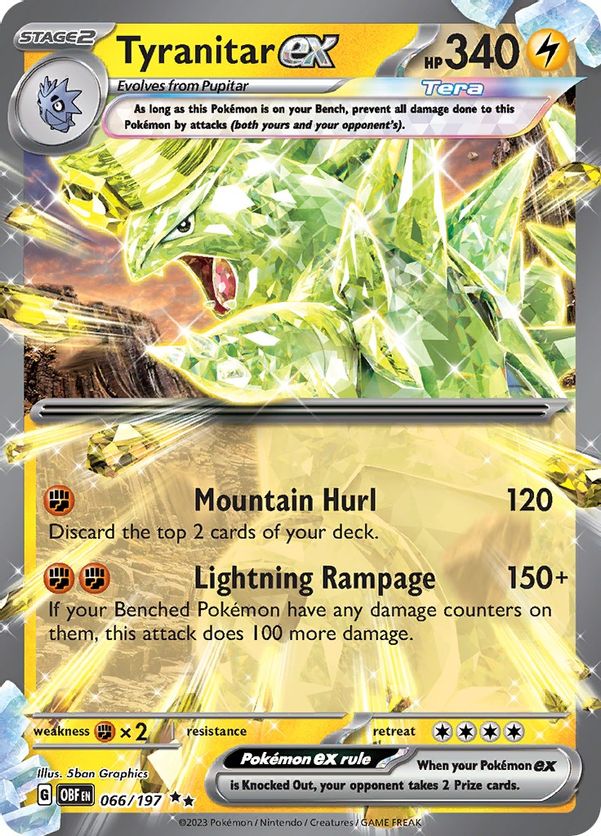 Tyranitar ex 066/197 - Double Rare-Kantocards