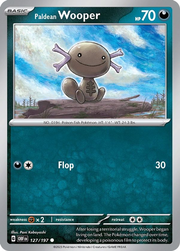 Paldean Wooper - 127/197 - Common-Kantocards