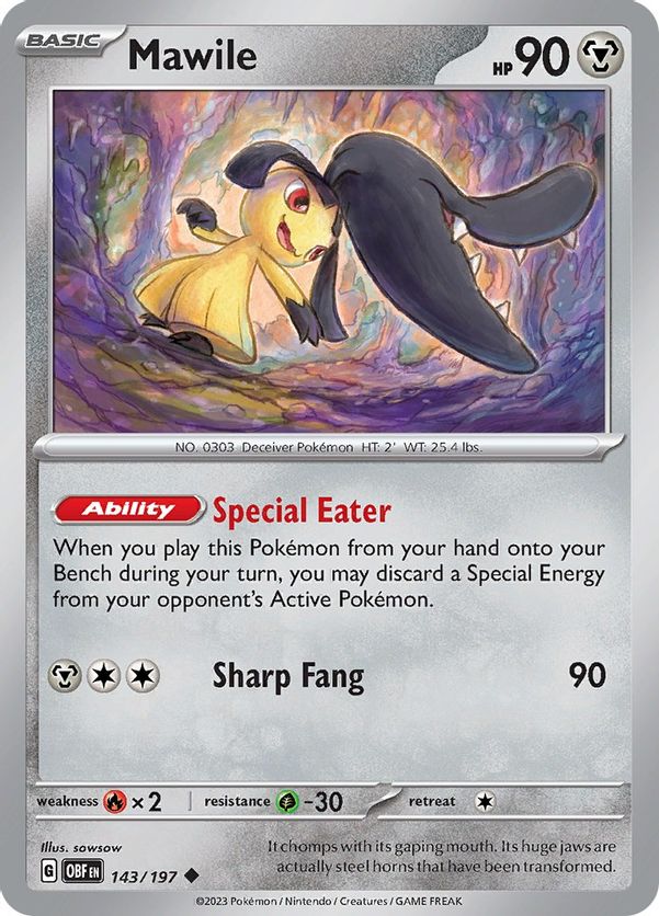 Mawile 143/197 - Uncommon-Kantocards