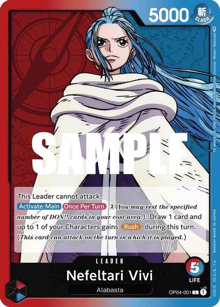 Nefeltari Vivi (001) - Leader - OP04-001-Kantocards