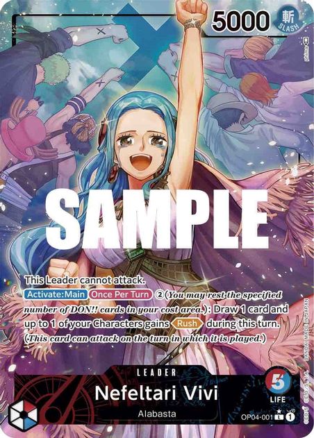 Nefeltari Vivi (001) (Alternate Art) - Leader - OP04-001-Kantocards
