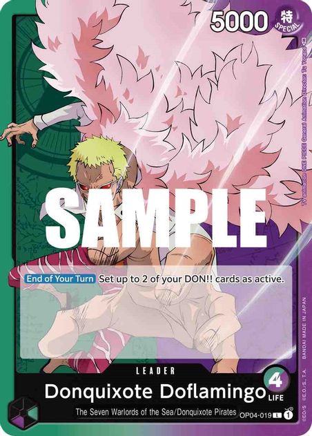 Donquixote Doflamingo (019) - Leader - OP04-019-Kantocards