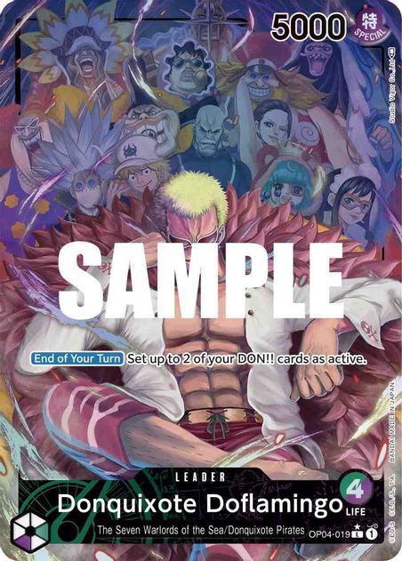 Donquixote Doflamingo (019) (Alternate Art) - Leader - OP04-019-Kantocards