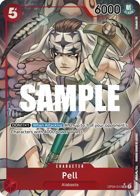 Pell (Alternate Art) - Super Rare - OP04-013-Kantocards