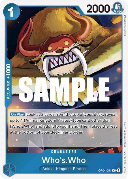 Who's.Who - Rare - OP04-051-Kantocards