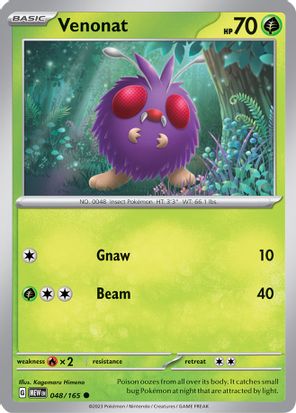 Venonat 048/165 - Common-Kantocards