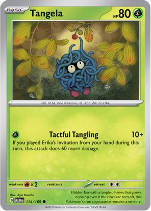 Tangela 114/165 - Common-Kantocards