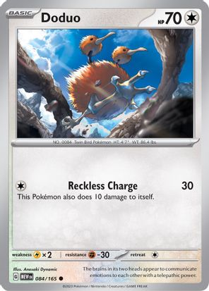 Doduo 084/165 - Common-Kantocards