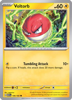Voltorb 100/165 - Common-Kantocards