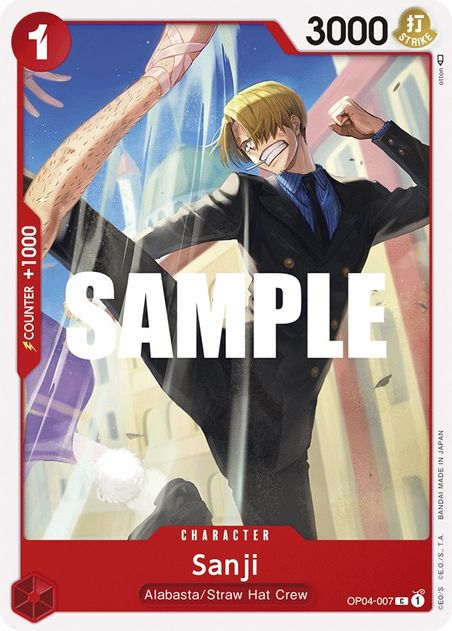 Sanji (007) - Common - OP04-007-Kantocards