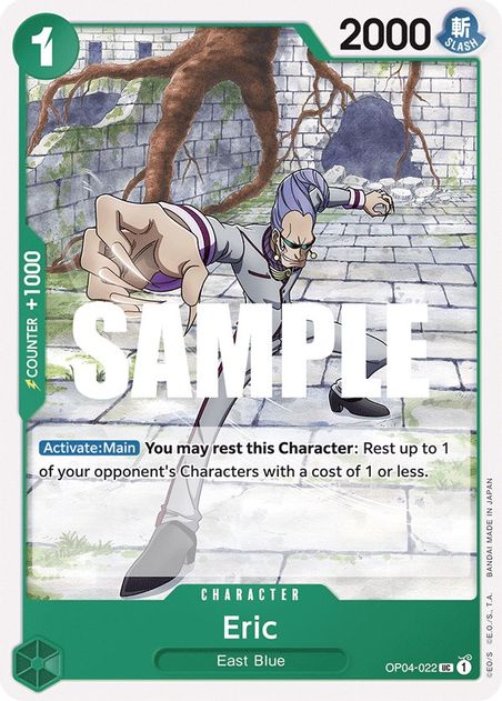 Eric - Uncommon - OP04-022-Kantocards