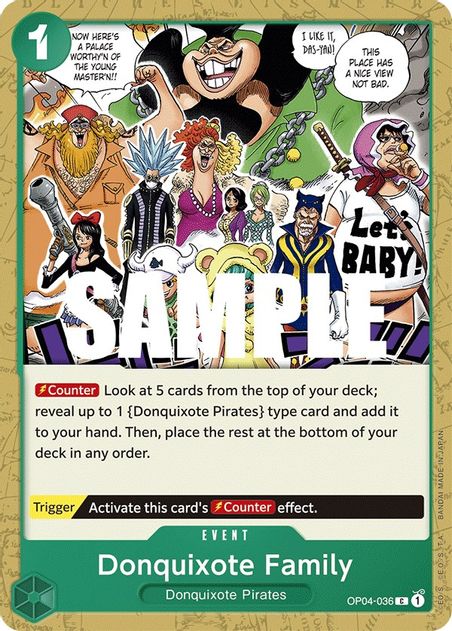 Donquixote Family - Common - OP04-036-Kantocards