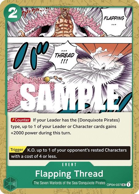 Flapping Thread - Uncommon - OP04-037-Kantocards