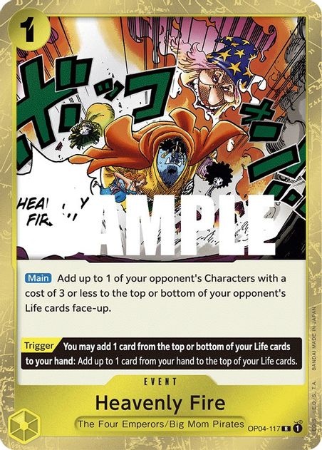 Heavenly Fire - Rare - OP04-117-Kantocards