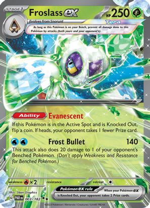 Froslass ex 003/182 - Double Rare-Kantocards