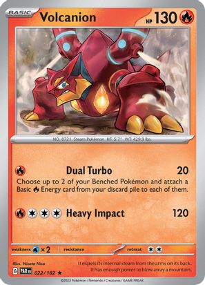 Volcanion 022/182 Reverse Holo-Kantocards