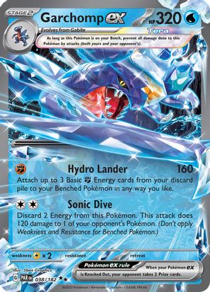 Garchomp ex 038/182 - Double Rare-Kantocards