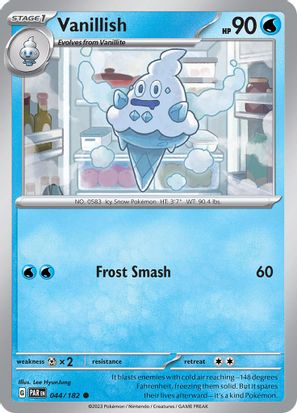 Vanillish 044/182 Reverse Holo-Kantocards