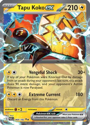 Tapu Koko ex 068/182 - Double Rare-Kantocards