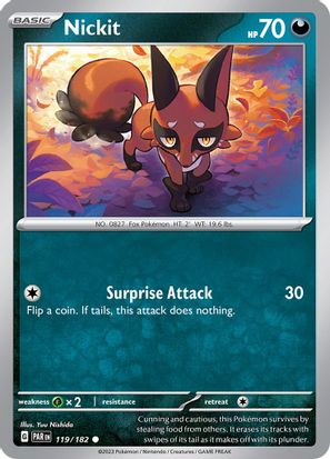 Nickit 119/182 - Common-Kantocards