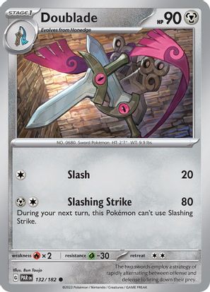 Doublade 132/182 - Common-Kantocards
