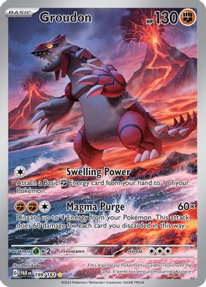 Groudon 199/182 - Illustration Rare-Kantocards