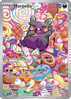 Morpeko 206/182 - Illustration Rare-Kantocards