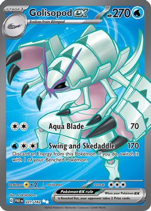 Golisopod ex 221/182 - Ultra Rare-Kantocards