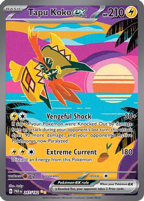 Tapu Koko ex 247/182 - Special Illustration Rare-Kantocards