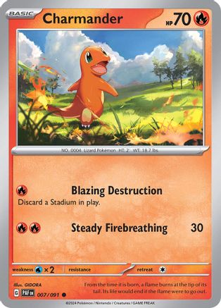Charmander 007/091 - Common-Kantocards