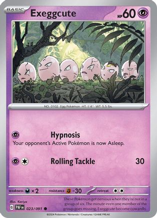 Exeggcute 023/091 - Common-Kantocards