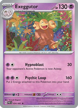Exeggutor 024/091 - Rare-Kantocards