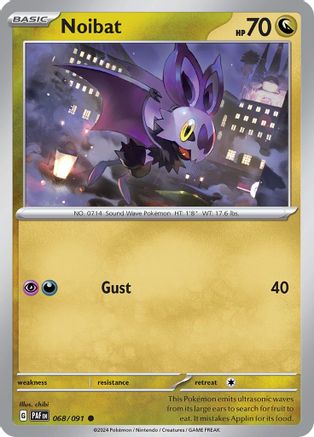 Noibat 068/091 - Common - Reverse Holo-Kantocards