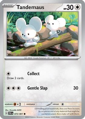 Tandemaus 073/091 - Common - Reverse Holo-Kantocards