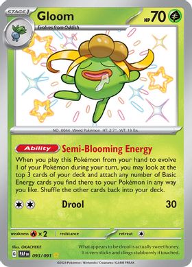 Gloom 093/091 - Shiny Rare-Kantocards